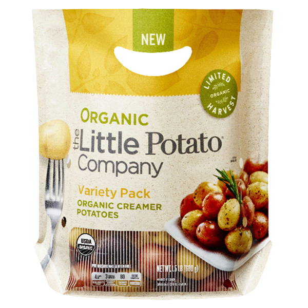 slide 1 of 1, The Little Potato Company Organic Creamer Potatoes Variety Pack, 1.5 lb