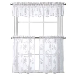 Curtainworks Sibella Lace Valance - White