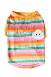 Max & Marlow Rainbow Stripes Dog T-Shirt