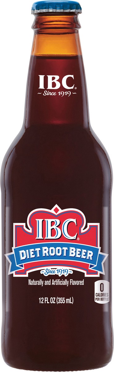 slide 2 of 7, IBC Diet IBC Root Beer Soda- 12 fl oz, 12 fl oz