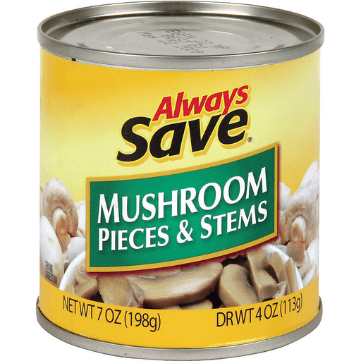 slide 1 of 1, Always Save Mushroom Pieces & Stems, 4 oz