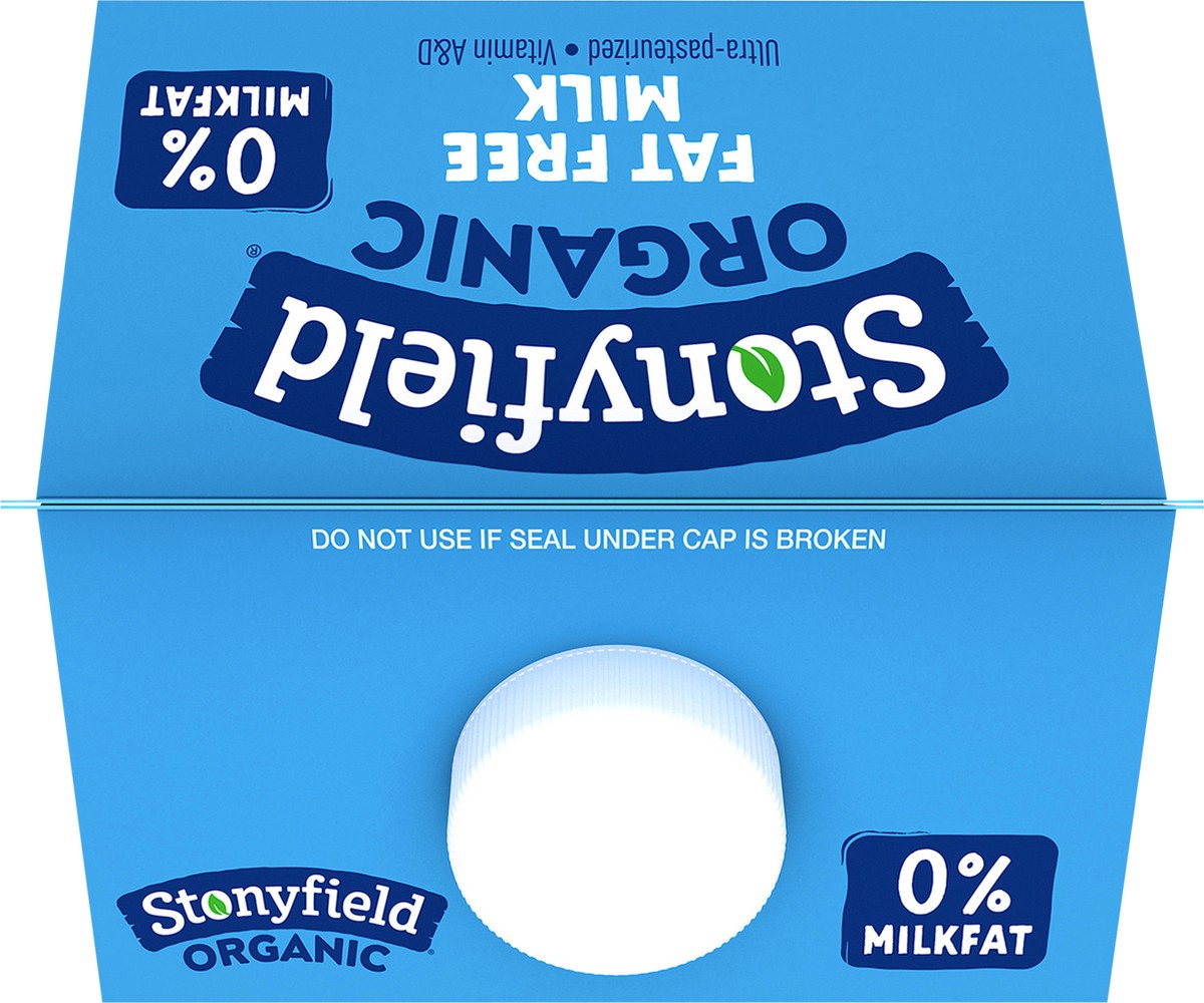 slide 7 of 9, Stonyfield Organic Protein Fat Free Milk 0.5 gl, 1/2 gal