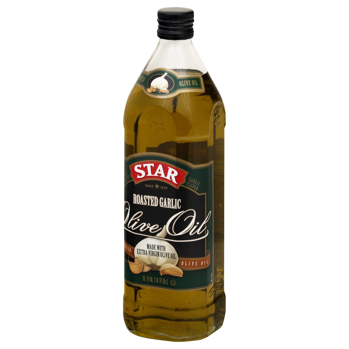 slide 5 of 10, STAR Extra Virgin Roasted Garlic Olive Oil 1 lt, 1 l