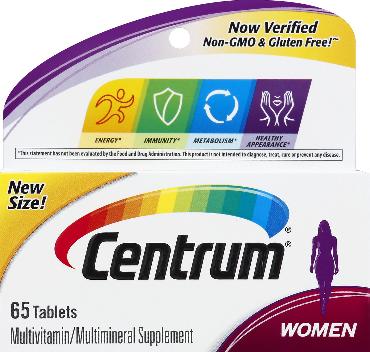 slide 4 of 4, Centrum Women Multivitamin Supplement Tablets, 65 ct