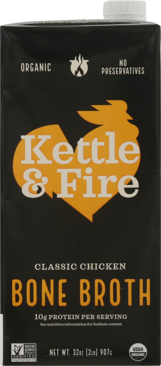 slide 13 of 14, Kettle & Fire Classic Chicken Bone Broth 32 oz, 32 oz