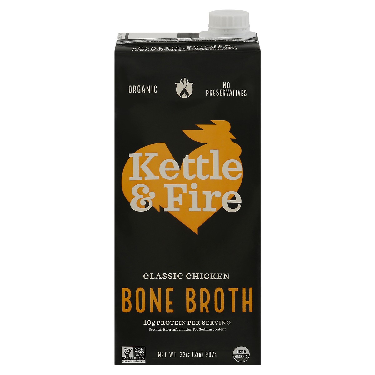 slide 14 of 14, Kettle & Fire Classic Chicken Bone Broth 32 oz, 32 oz