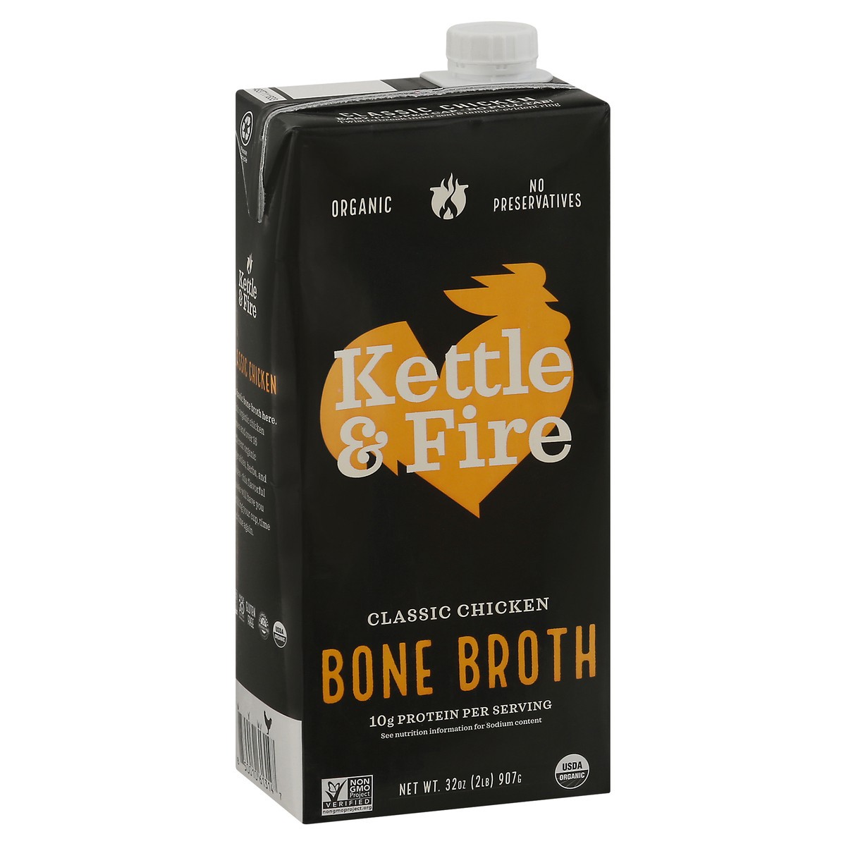 slide 8 of 14, Kettle & Fire Classic Chicken Bone Broth 32 oz, 32 oz