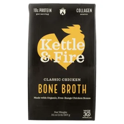 Kettle & Fire Organic Classic Chicken Bone Broth 32 oz