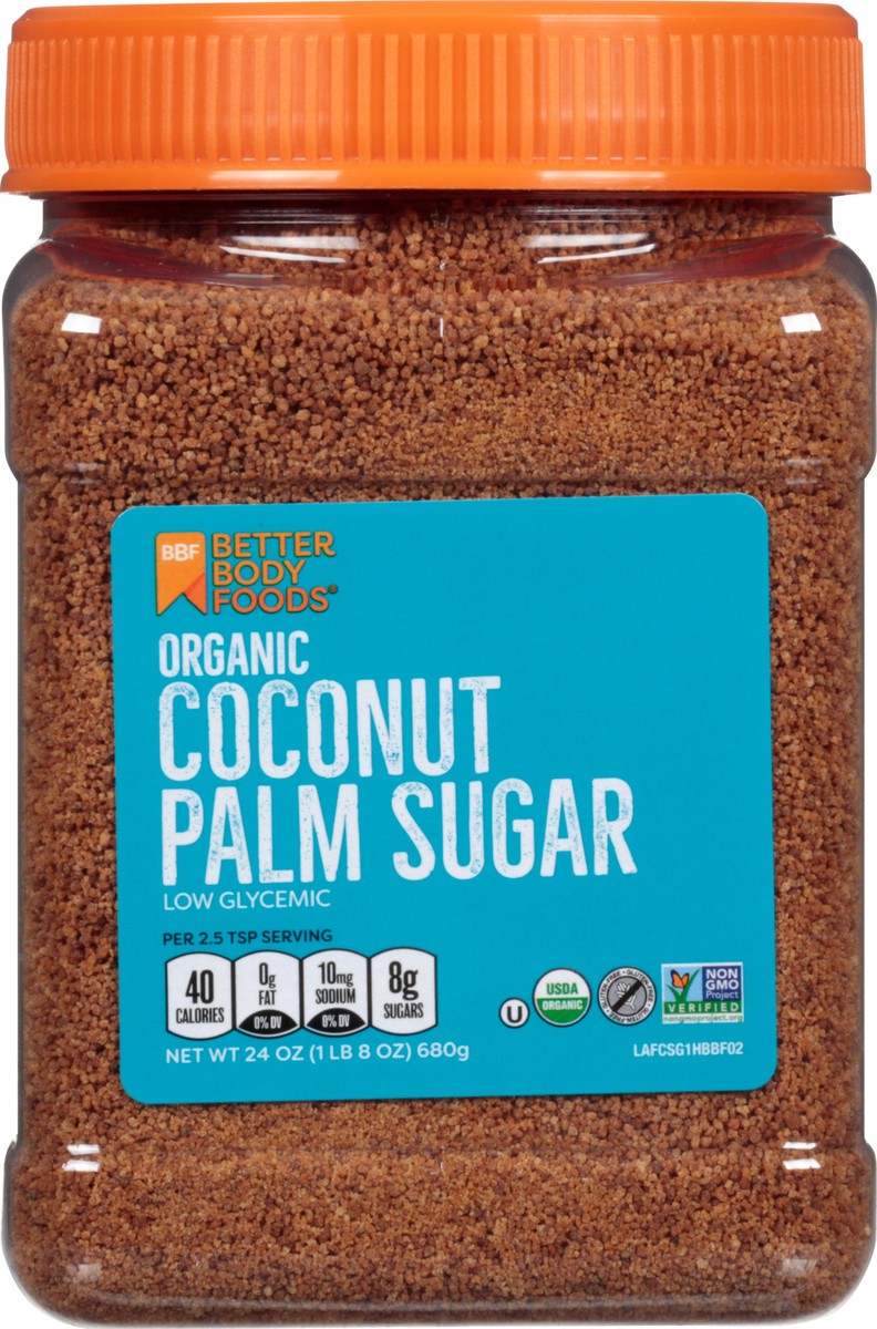 slide 1 of 14, BetterBody Foods Organic Coconut Palm Sugar - 24 oz, 24 oz