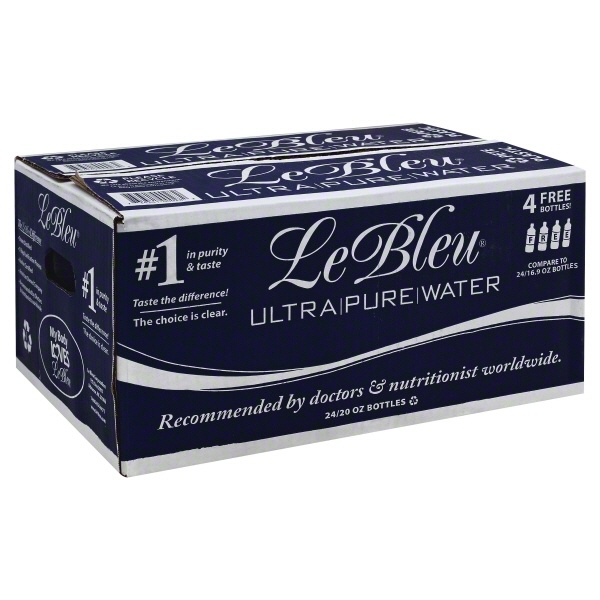 slide 1 of 1, Le Bleu Water - 24 ct; 20 oz, 24 ct; 20 oz