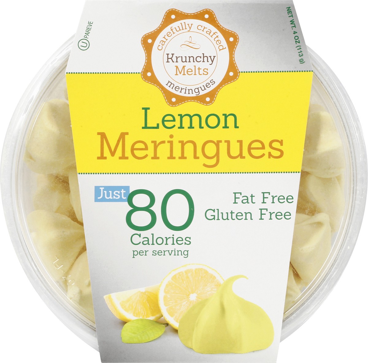 slide 1 of 11, Krunchy Melts Lemon Meringue Cookies, 4 Oz., 1 ct