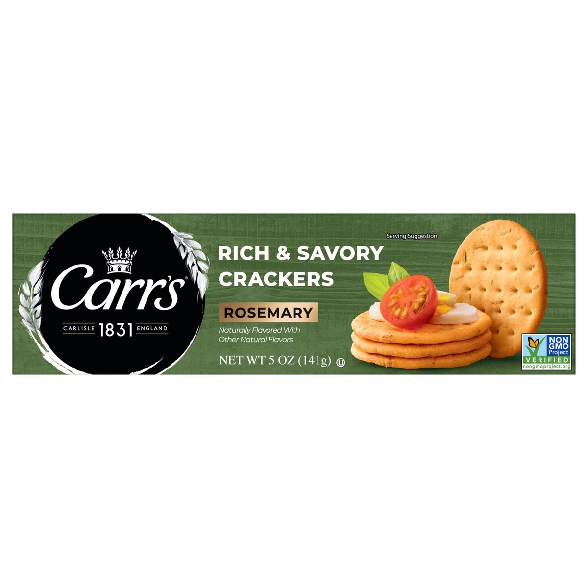 slide 1 of 8, Carr's Rosemary Crackers, 5 oz