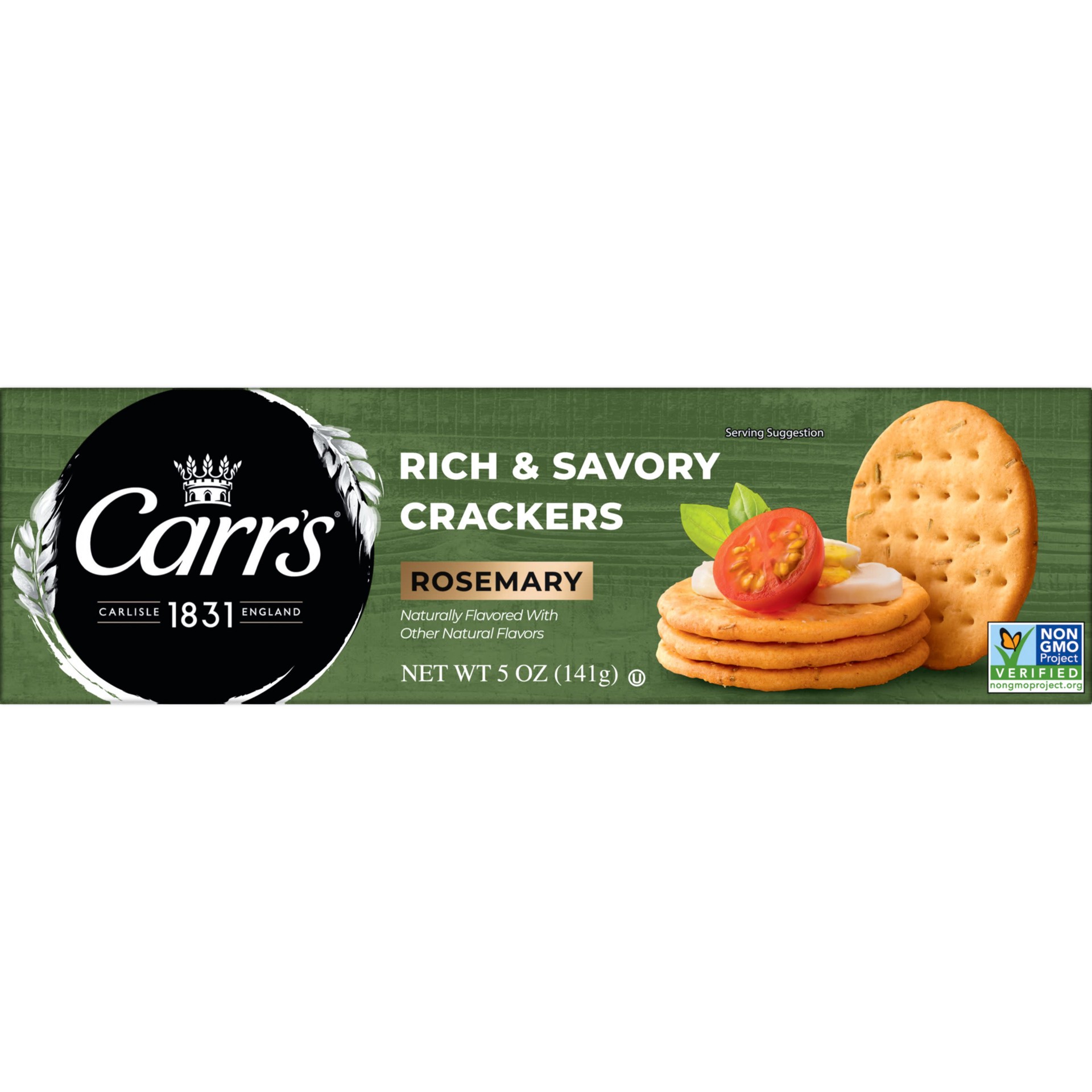 slide 1 of 8, Carr's Crackers, Rosemary, 5 oz, 5 oz