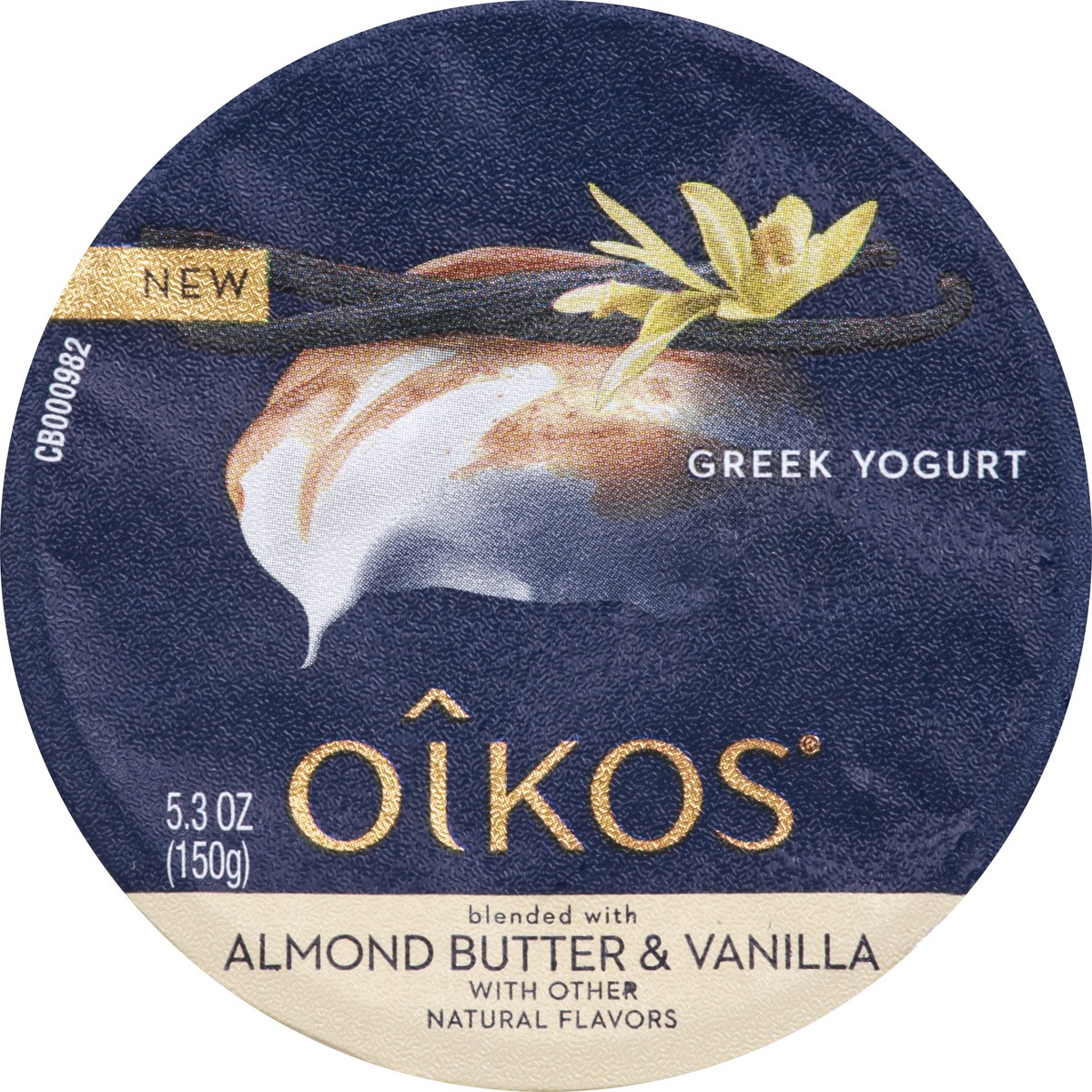 slide 4 of 12, Oikos Blended Greek Almond Butter & Vanilla Yogurt 5.3 oz, 5.3 oz