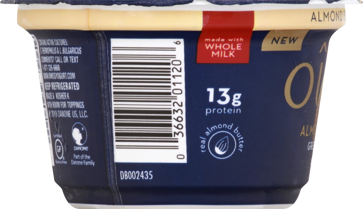 slide 9 of 12, Oikos Blended Greek Almond Butter & Vanilla Yogurt 5.3 oz, 5.3 oz