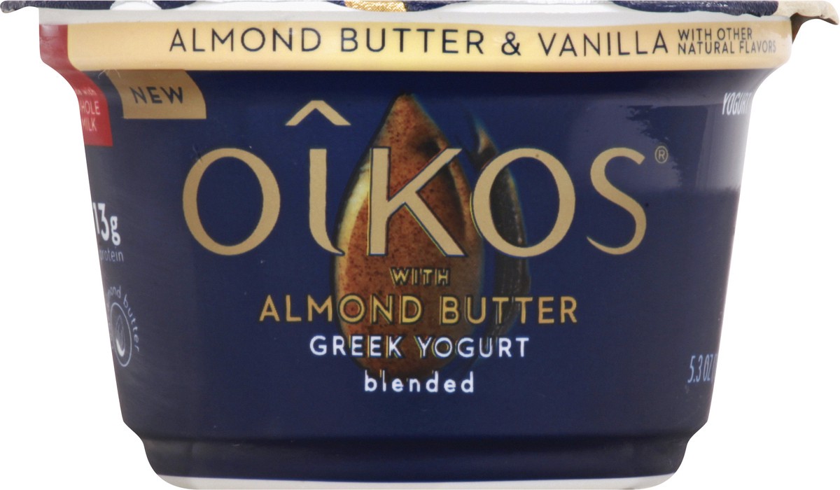 slide 10 of 12, Oikos Blended Greek Almond Butter & Vanilla Yogurt 5.3 oz, 5.3 oz