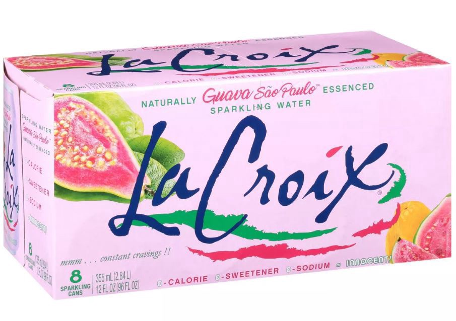 slide 1 of 1, La Croix - Guava Sao Paulo Sparkling Water - 12 ct, 12 ct