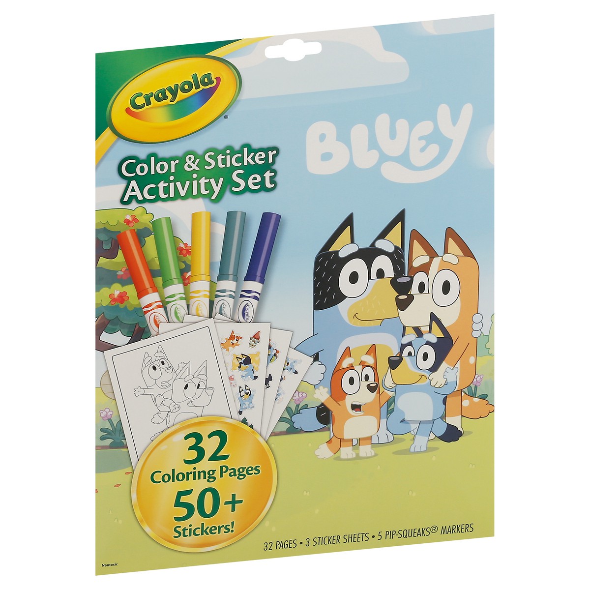 slide 5 of 9, Crayola Bluey Color & Sticker Activity Set 1 ea, 1 ct