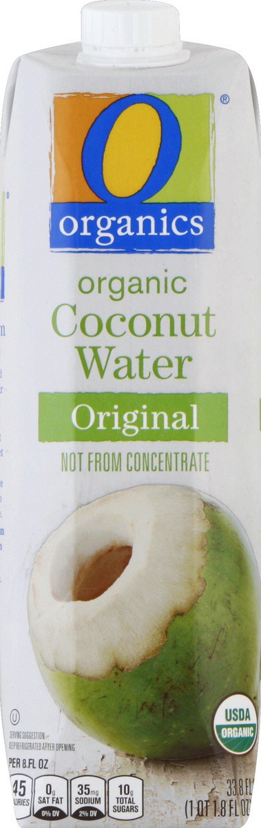 slide 2 of 4, O Organics Coconut Water Original, 33.8 fl oz
