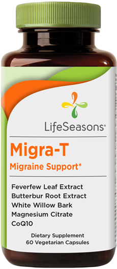 slide 1 of 1, LifeSeasons Migra-T Migraine Support, 60 ct