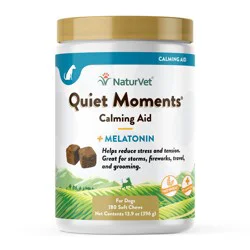 NaturVet Quiet Moments Calming Aid Dog Soft Chews