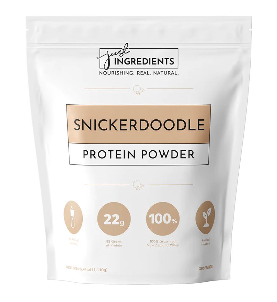 slide 1 of 1, Just Ingredients Snickerdoodle Protein Powder 34.92 oz, 34.92 oz