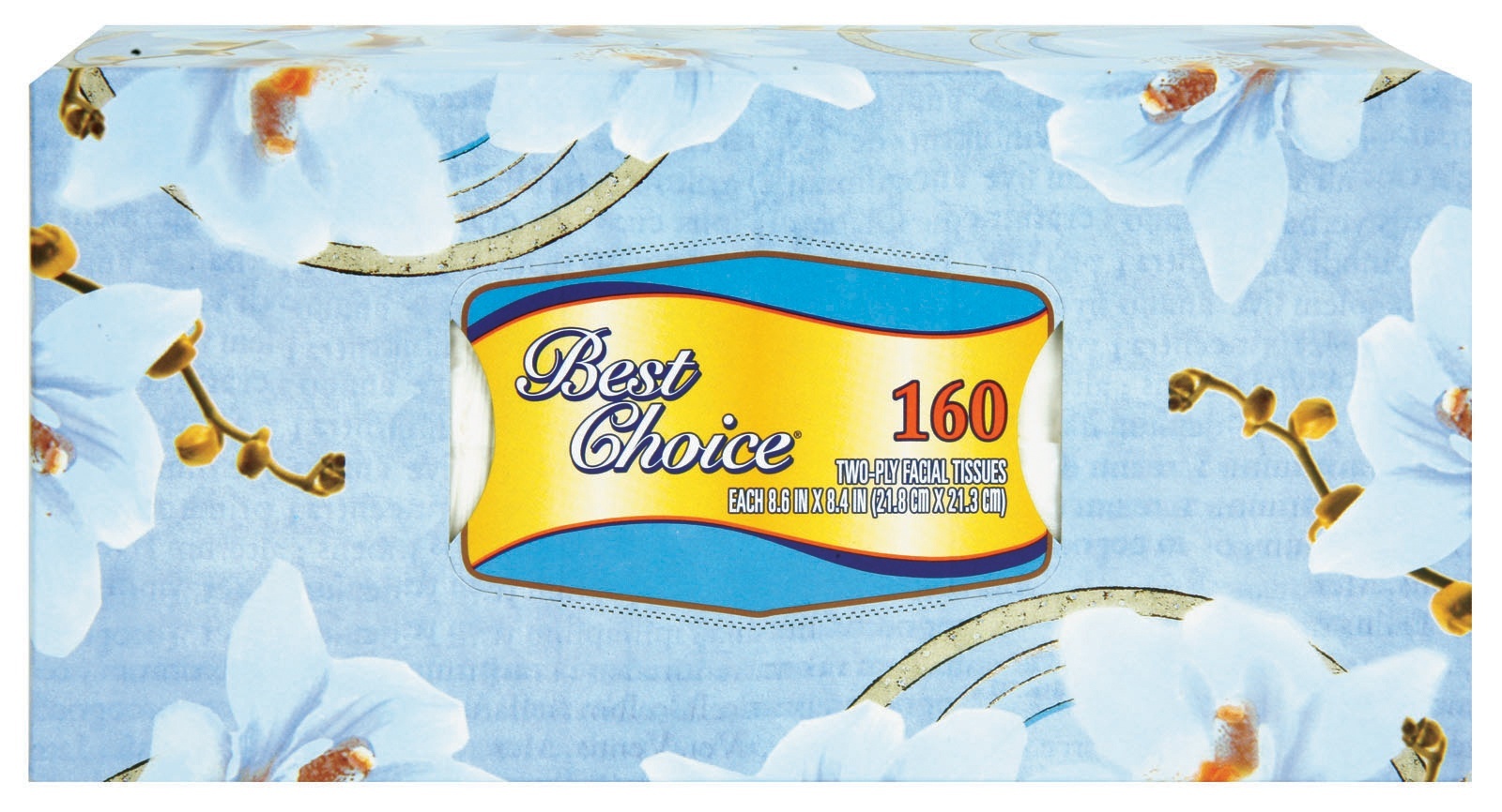 slide 1 of 1, Best Choice Facial Tissue, 160 ct