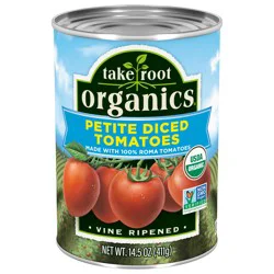 Take Root Organics Petite Diced Tomatoes, 14.5 oz Can