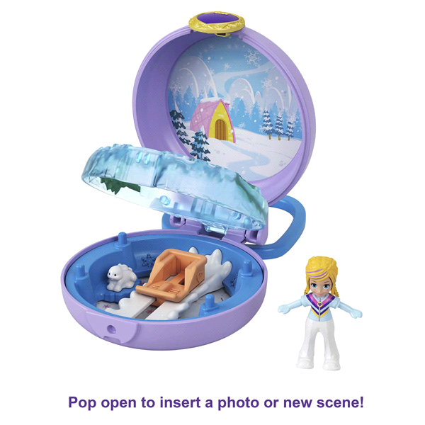 slide 4 of 29, Polly Pocket Tiny Core Compact Assortment, 1 ct