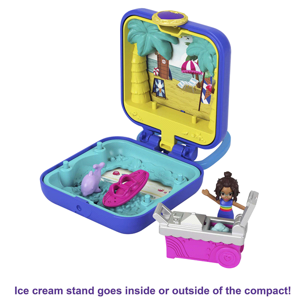 slide 28 of 29, Polly Pocket Tiny Core Compact Assortment, 1 ct