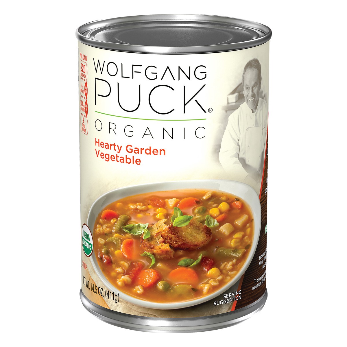 slide 13 of 13, Wolfgang Puck Thick Veg Organic Soup, 14.5 oz