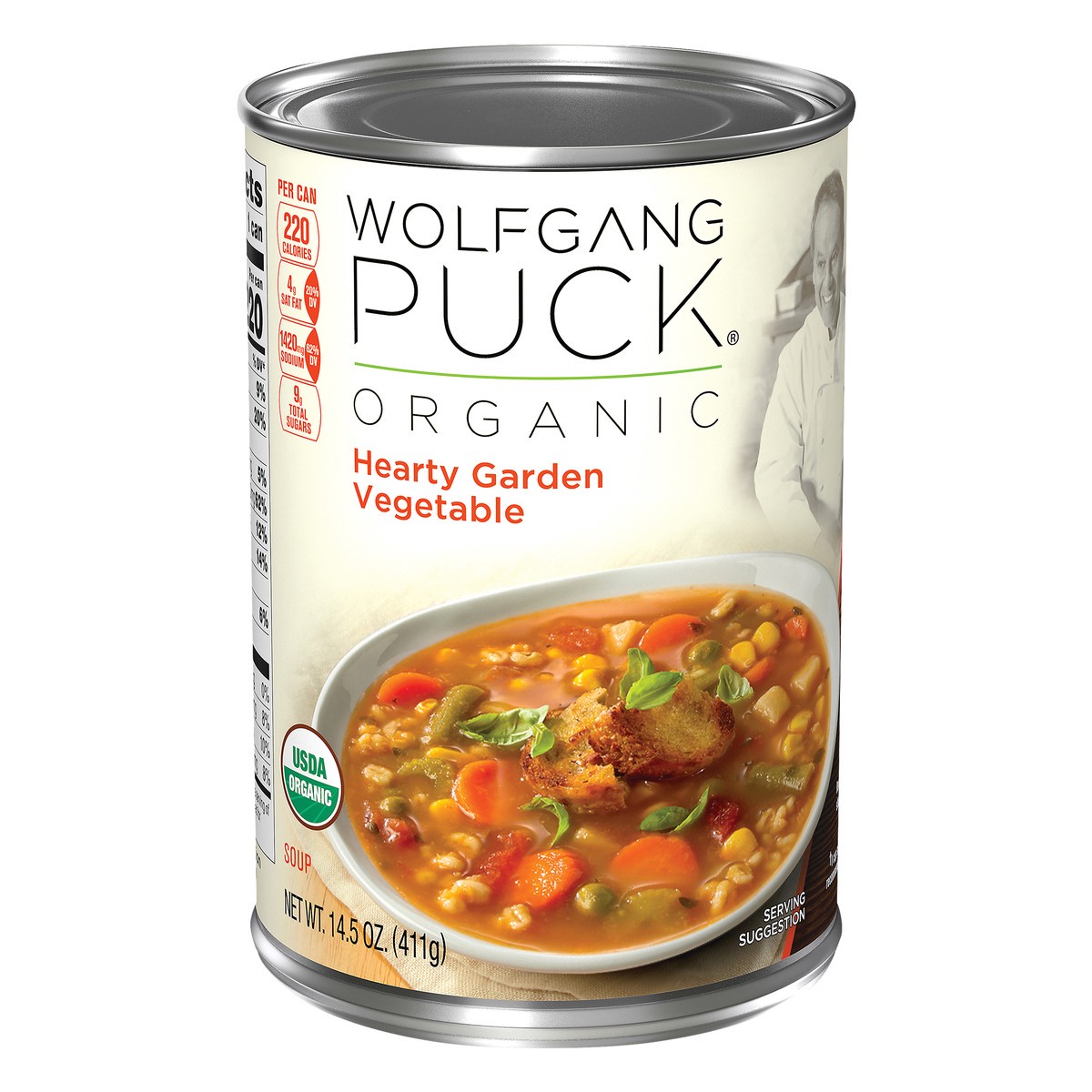 slide 9 of 13, Wolfgang Puck Thick Veg Organic Soup, 14.5 oz