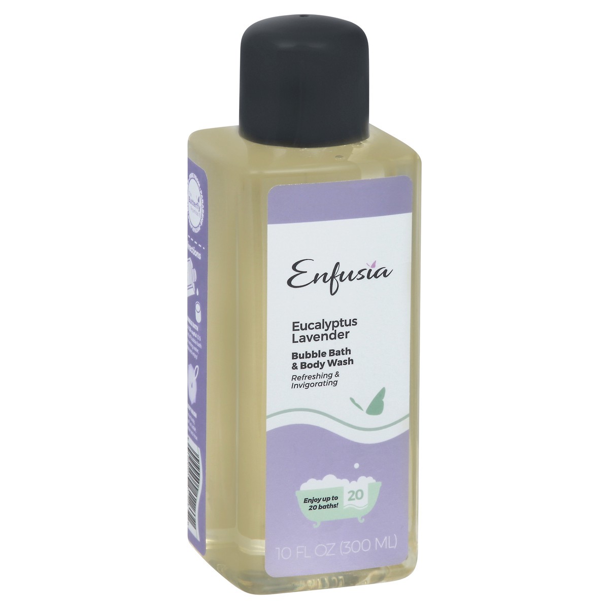 slide 4 of 9, Enfusia Eucalyptus Lavender Bubble Bath & Body Wash 10 fl oz, 10 fl oz