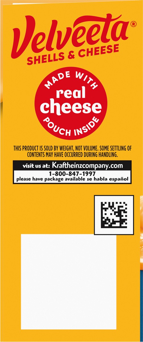 slide 7 of 9, Velveeta Shells & Cheese Mac and Cheese Dinner with 2% Milk - 12oz, 12 oz