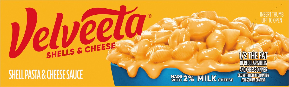 slide 9 of 9, Velveeta Shells & Cheese Mac and Cheese Dinner with 2% Milk - 12oz, 12 oz