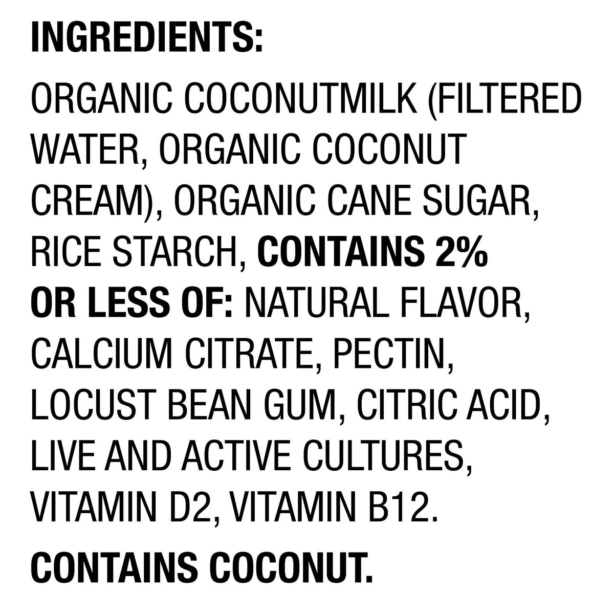 slide 13 of 15, So Delicious Dairy Free Coconut Milk Yogurt Alternative, Vanilla, Vegan, Gluten Free, Non-GMO, Creamy Plant Based Yogurt Alternative, 5.3 oz Container, 5.3 oz