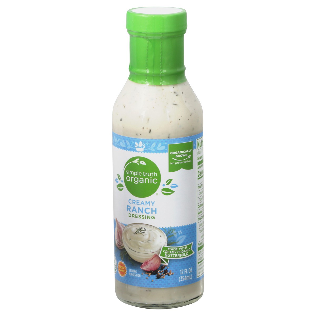 slide 4 of 14, Simple Truth Organic Creamy Ranch Dressing 12 fl oz, 12 fl oz