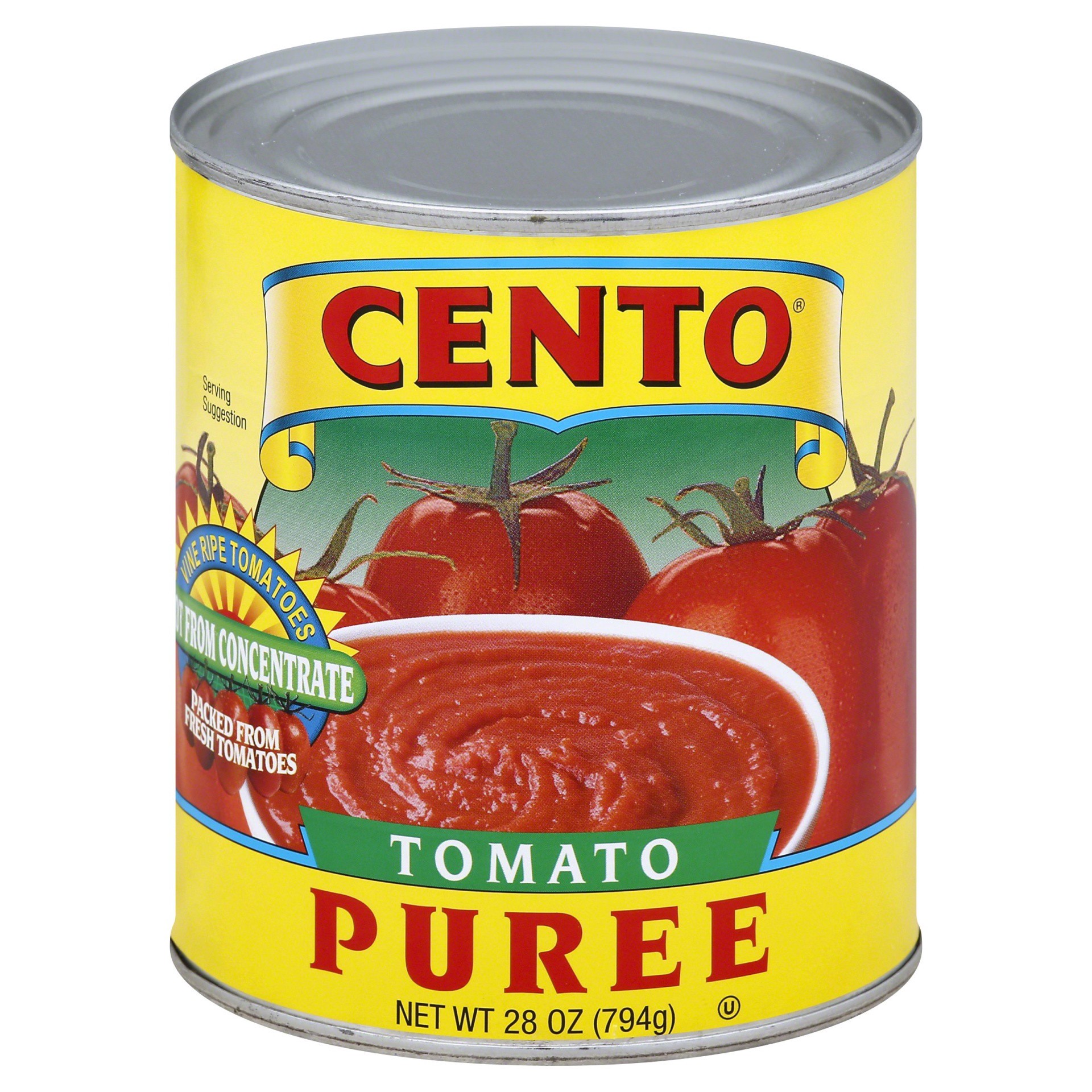 slide 1 of 9, Cento Tomato Puree 28 oz, 28 oz