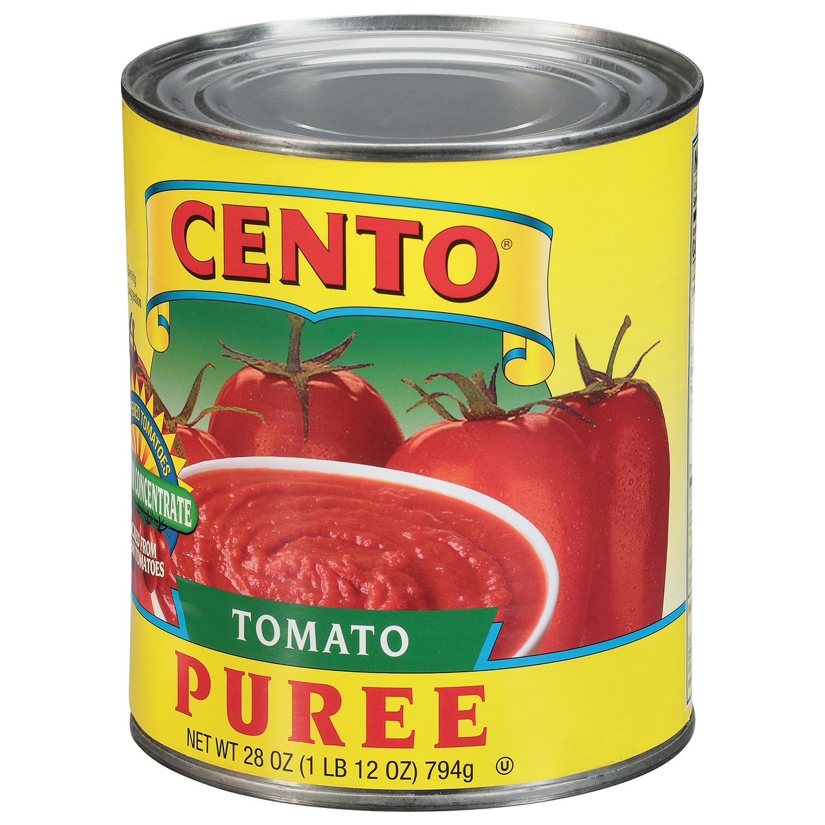 slide 8 of 9, Cento Tomato Puree 28 oz, 28 oz