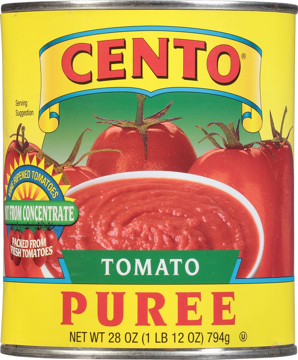 slide 3 of 9, Cento Tomato Puree 28 oz, 28 oz