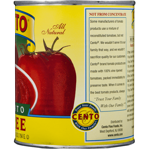 Cento Tomato Puree 28 oz Shipt