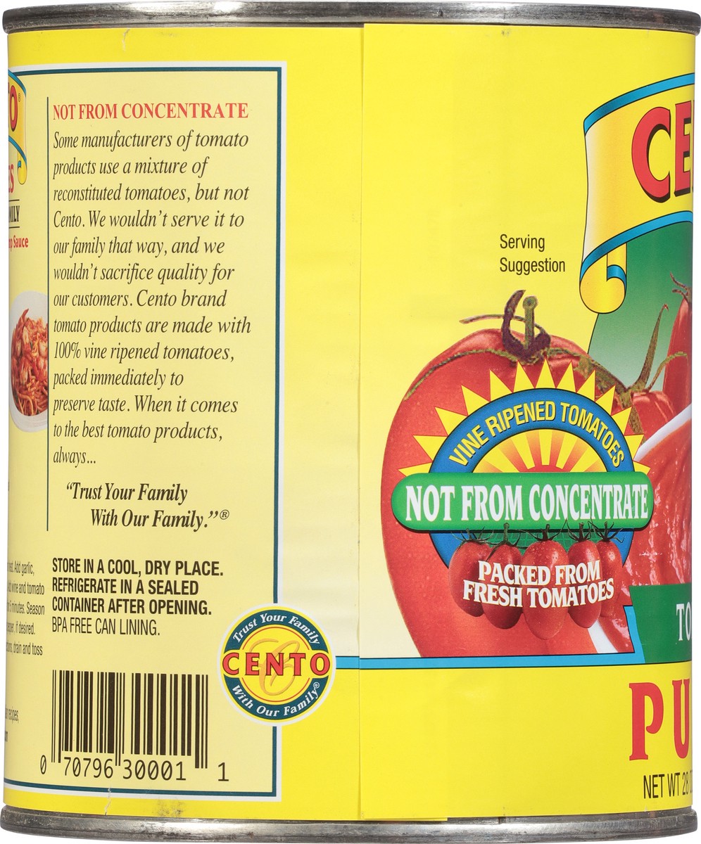 slide 5 of 9, Cento Tomato Puree 28 oz, 28 oz