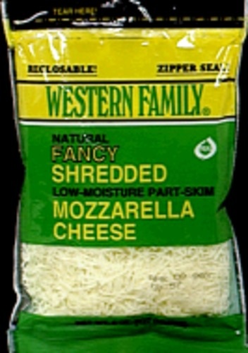 slide 1 of 1, Western Family Fancy Shredded Mozzarella, 8 oz