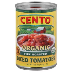 Cento Tomatoes Fire Roasted Diced Og