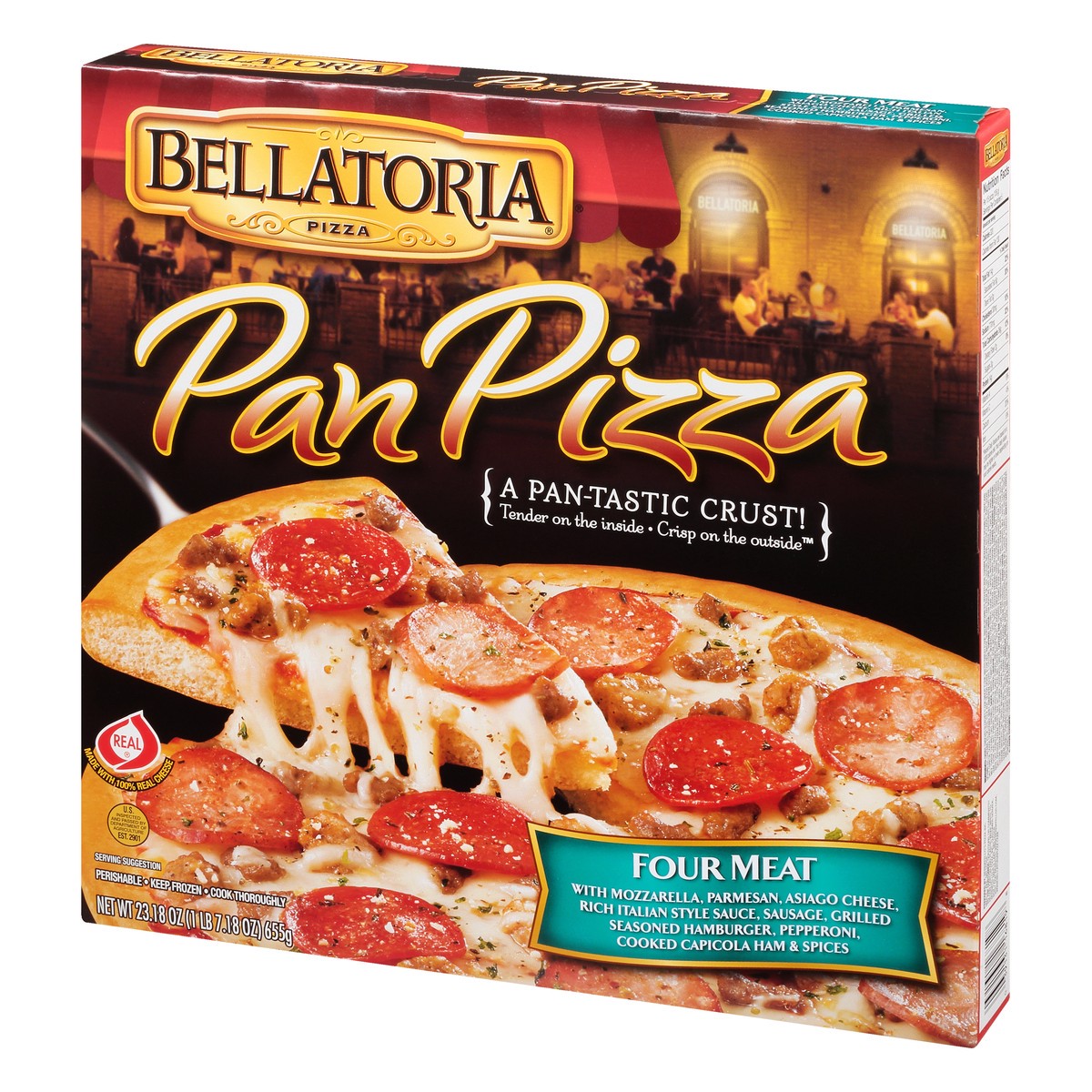 slide 9 of 13, Bellatoria Pan Pizza, 23.18 oz