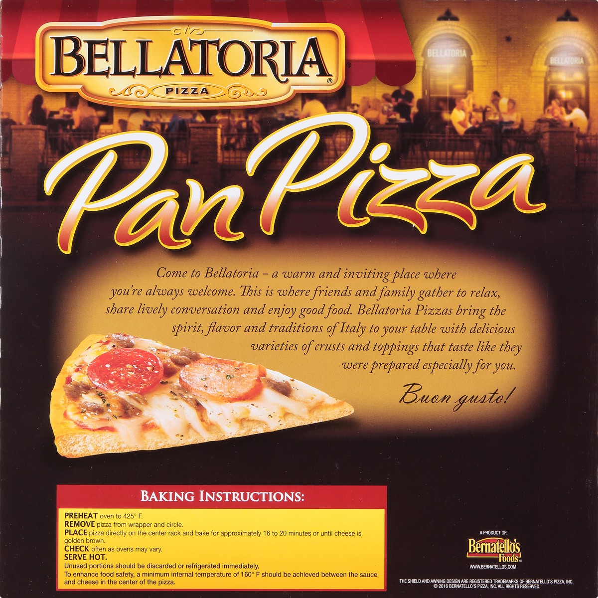 slide 2 of 13, Bellatoria Pan Pizza, 23.18 oz