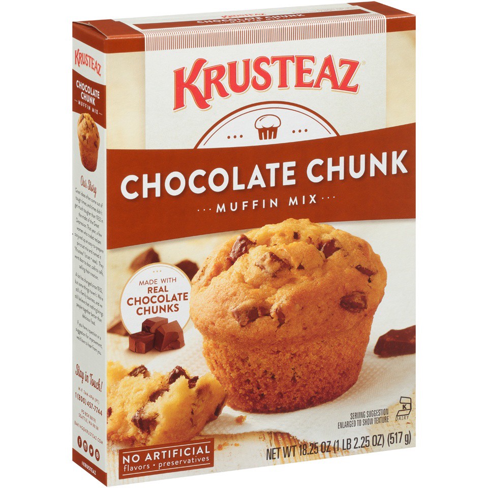 slide 2 of 8, Krusteaz Muffin Mix, 18.25 oz