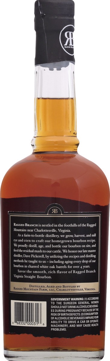 slide 2 of 10, Ragged Branch Signature Bourbon Virginia Straight Bourbon Whiskey 750 ml, 750 ml