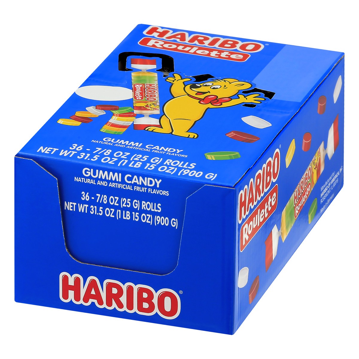 slide 5 of 11, Haribo Roulette Gummi Candy 36 ea, 0.875 oz
