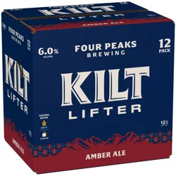 Four Peaks Kilt Lifter Ale Craft Beer, 12 Pack 12 fl oz Bottles
